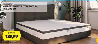 Hofer MATRAZE BETTER, TTFK FLEX H4, 90 X 200 CM Angebot