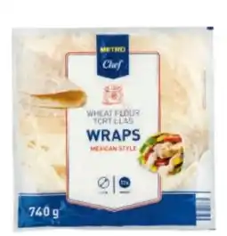 Metro Metro Chef Tortilla Wraps Angebot