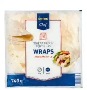 Metro Metro Chef Tortilla Wraps Angebot