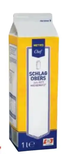 Metro Metro Chef Schlagobers Angebot