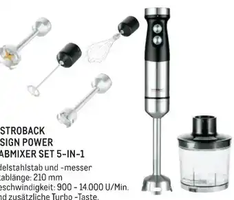 Metro Gastroback Design Power Stabmixer Set 5-in-1 Angebot