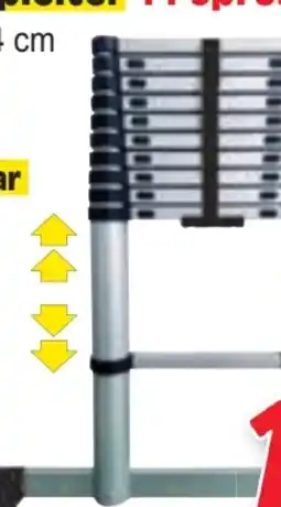Zgonc Yellow Profi Line Alu-Teleskopleiter 11 Sprossen Angebot