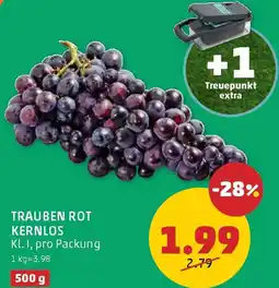 PENNY Trauben rot kernlos Angebot