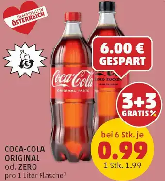 PENNY Coca-cola original od. zero Angebot