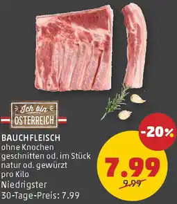 PENNY Bauchfleisch Angebot