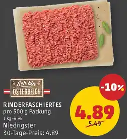 PENNY Rinderfaschiertes Angebot
