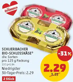 PENNY Bacher bio-schlosskäse Angebot