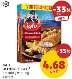 PENNY Ofenbackfisch* pro 480 g packung Angebot