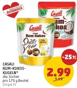 PENNY Casali rum-kokos- kugeln Angebot