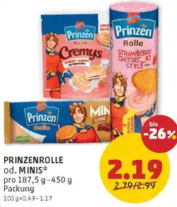 PENNY Prinzenrolle od. minis Angebot