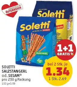 PENNY Soletti salzstangerl od. sesam Angebot