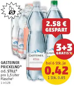 PENNY Gasteiner prickelnd od. still Angebot