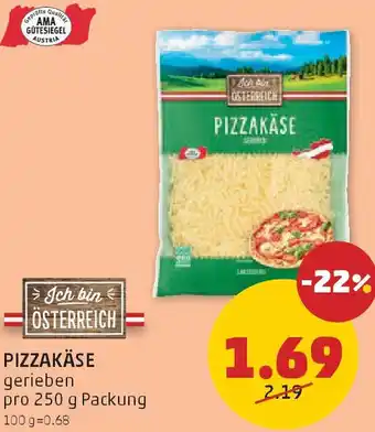 PENNY Pizzakäse Angebot