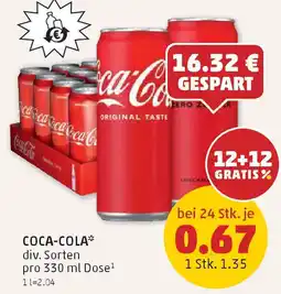 PENNY Coca-cola Angebot