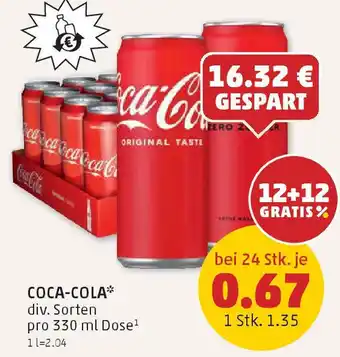 PENNY Coca-cola Angebot