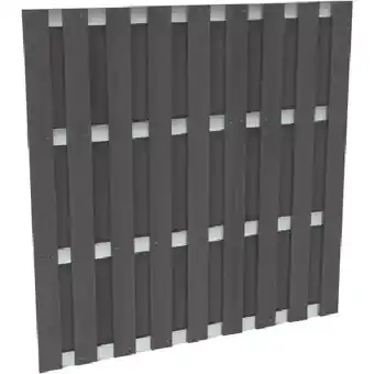 OBI Sichtschutzzaun-Element WPC Aluminium Anthrazit 180 cm x 180 cm OBI Angebot