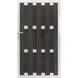OBI WPC-Tür Aluminium Anthrazit 180 cm x 100 cm OBI Angebot
