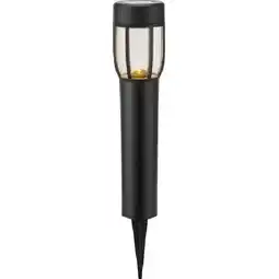 OBI LED-Solarfackel mit Erdspieß Schwarz 7 cm x 7 cm x 40 cm OBI Angebot