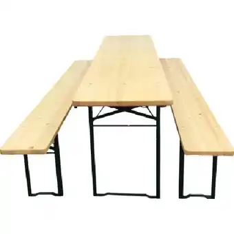 OBI Bierzelt-Garnitur klappbar mit 50 cm breitem Tisch OBI Angebot