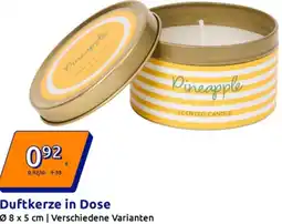 Action Duftkerze in Dose Angebot