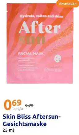 Action Skin Bliss Aftersun- Gesichtsmaske Angebot