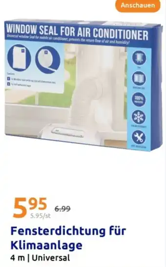 Action Fensterdichtung für Klimaanlage Angebot