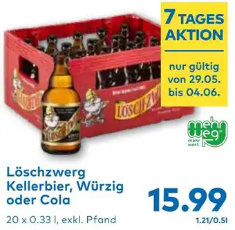 T&G Löschzwerg Kellerbier, Würzig oder Cola Angebot