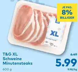 T&G Schweine Minutensteaks Angebot