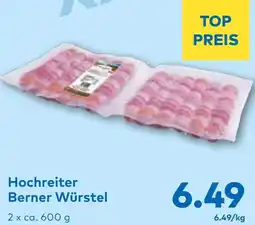 T&G Hochreiter Berner Würstel Angebot