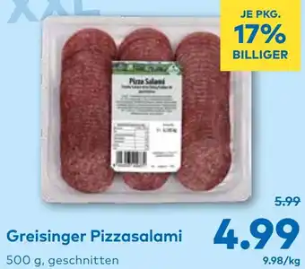 T&G Greisinger Pizzasalami Angebot