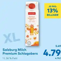 T&G Salzburg Milch Premium Schlagobers Angebot