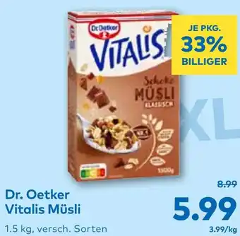 T&G Dr. Oetker Vitalis Müsli Angebot