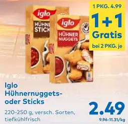 T&G Hühnernuggets- oder Sticks Angebot