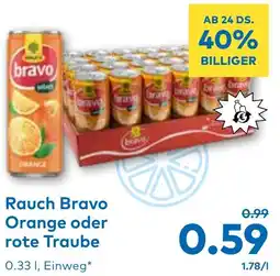 T&G Rauch Bravo Orange oder rote Traube Angebot