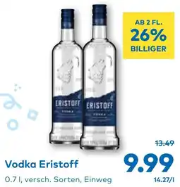 T&G Vodka Eristoff Angebot