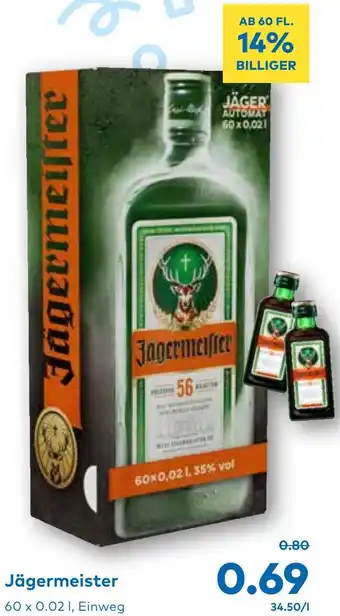 T&G Jagermeister Angebot