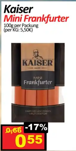 Wurstico Kaiser Mini Frankfurter Angebot