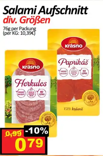 Wurstico Salami Aufschnitt div. Größen Angebot