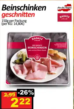 Wurstico Beinschinken geschnitten Angebot