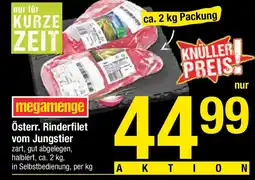 Maximarkt Österr. Rinderfilet vom Jungstier Angebot