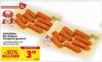 Billa Hofstädter Die Grillerei Cevapcici gewürzt Angebot