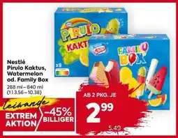 Billa Nestlé Pirulo Kaktus, Watermelon od. Family Box Angebot