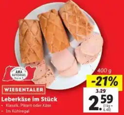 Lidl Leberkäse im Stück Angebot