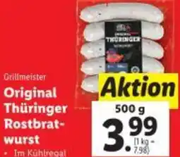 Lidl Original Thüringer Rostbrat- wurst Angebot