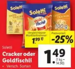 Lidl Soletti Cracker oder Goldfischli Angebot