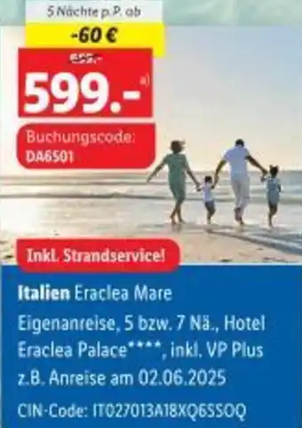 Lidl Italien Eraclea Mare Angebot