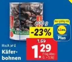 Lidl Käfer- bohnen Angebot