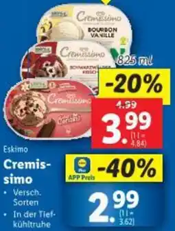 Lidl Cremis- simo Angebot