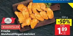 Lidl Frische Maishendlflügerl mariniert Angebot