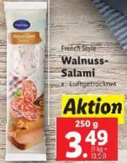 Lidl Walnuss- Salami Angebot